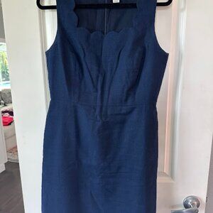 J. Crew Navy Sheath Dress